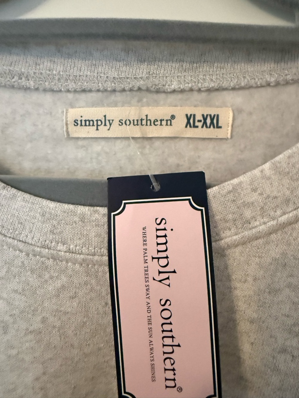Simply Southern Gray 'Silly Goose' Graphic Crewneck Sweatshirt - Picture 3 of 3